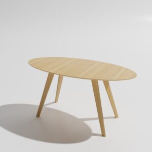 kavos staliukas RUNA Ovalas