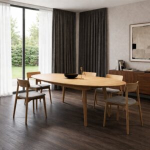 Stalas RUNA Ovalas+prailginimas